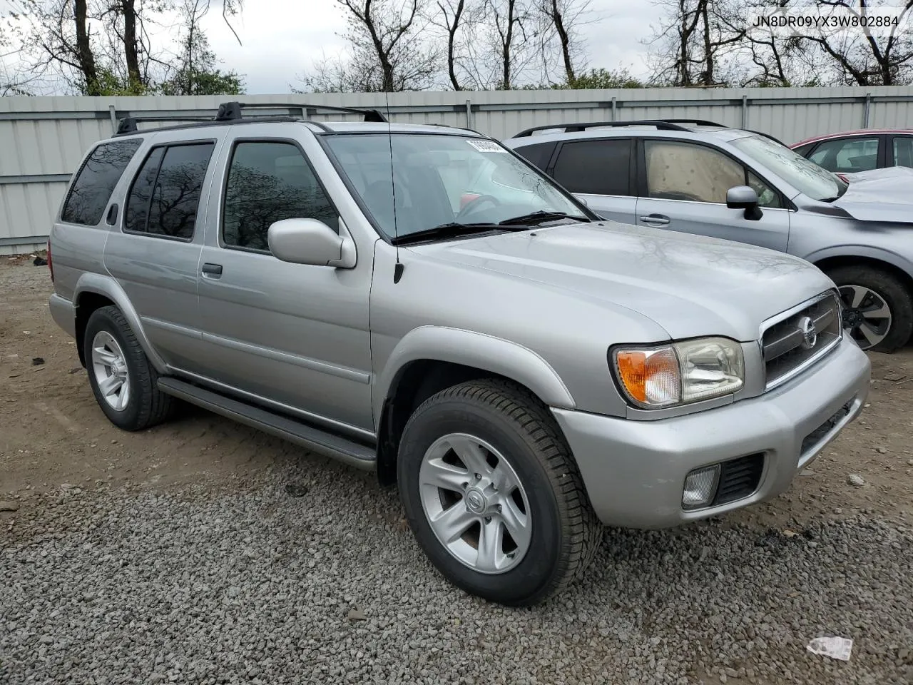 2003 Nissan Pathfinder Le VIN: JN8DR09YX3W802884 Lot: 79904084