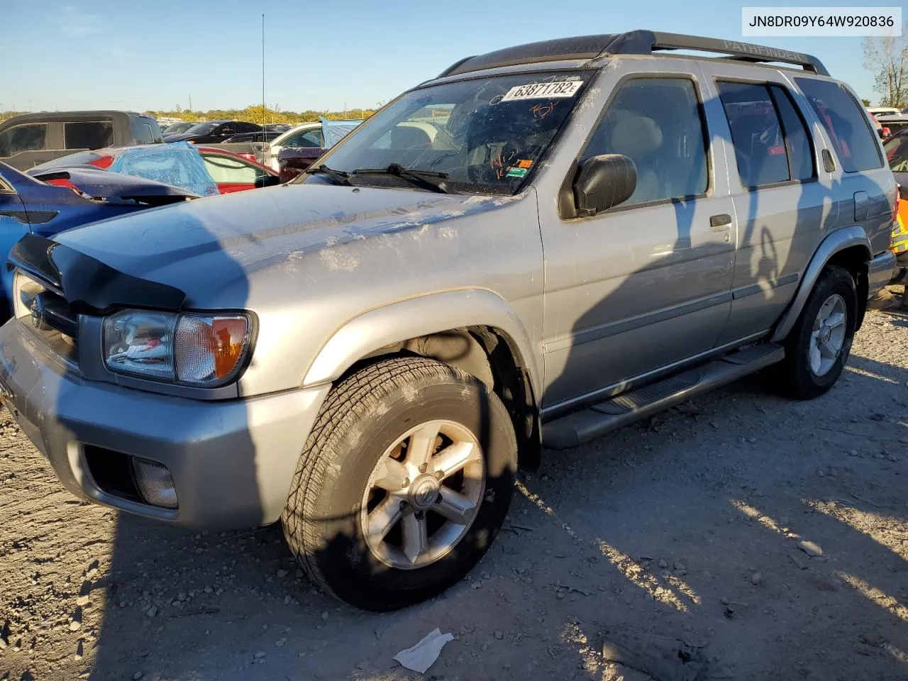 2004 Nissan Pathfinder Le VIN: JN8DR09Y64W920836 Lot: 63871782