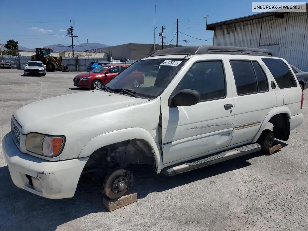 2004 Nissan Pathfinder Le VIN: JN8DR09X64W804821 Lot: 67175314