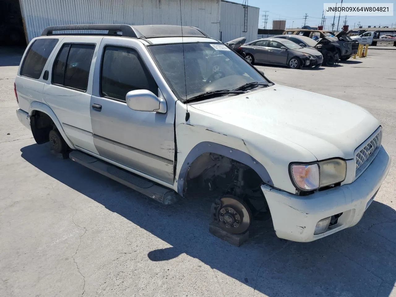 2004 Nissan Pathfinder Le VIN: JN8DR09X64W804821 Lot: 67175314