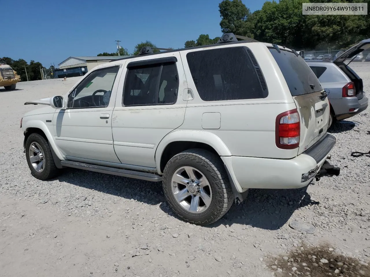 2004 Nissan Pathfinder Le VIN: JN8DR09Y64W910811 Lot: 71067804