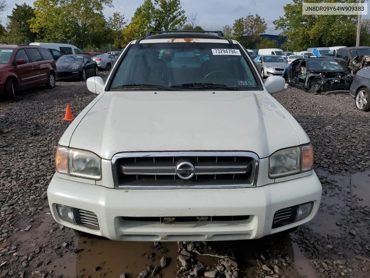 2004 Nissan Pathfinder Le VIN: JN8DR09Y64W909383 Lot: 73294794