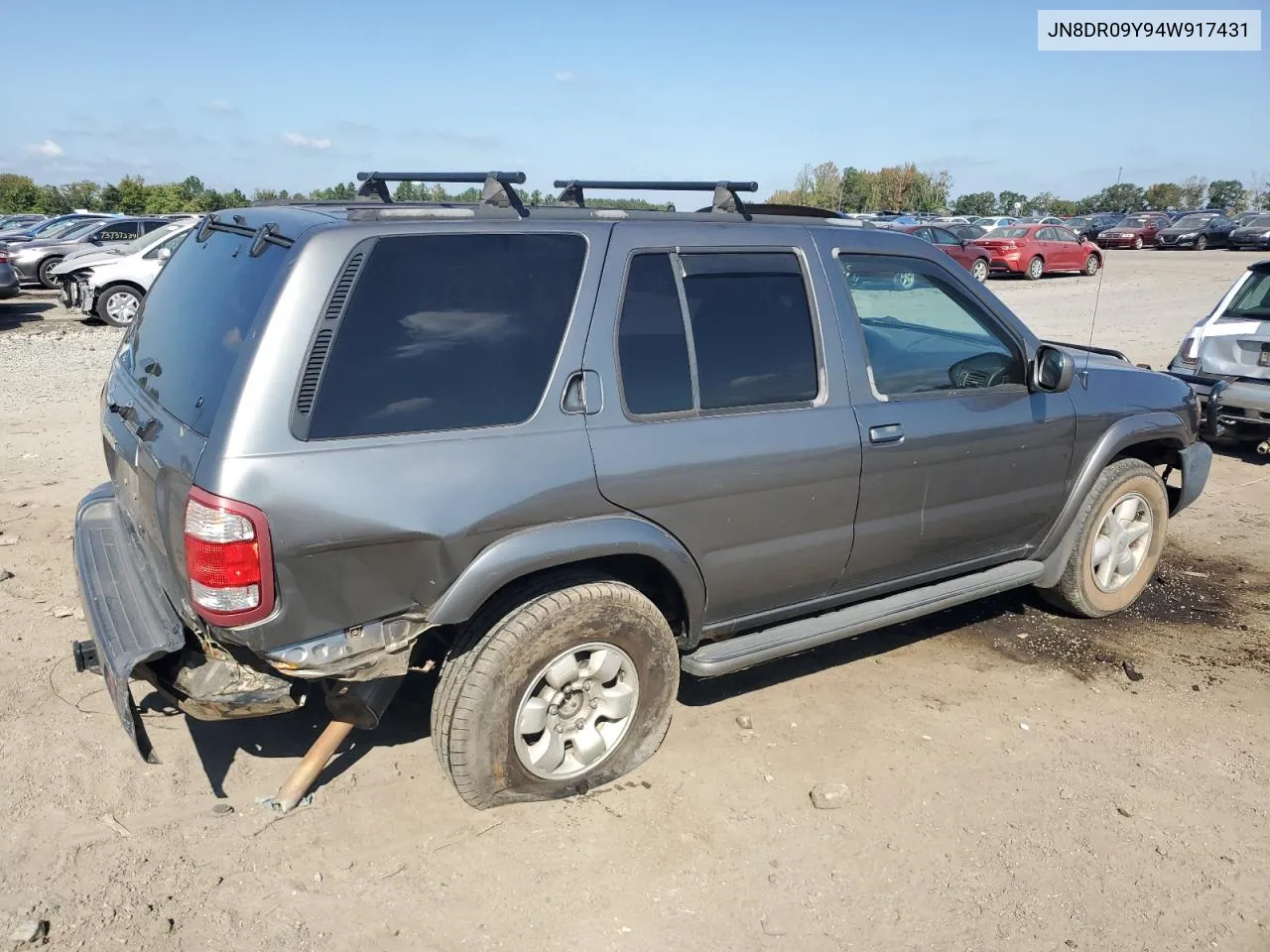 2004 Nissan Pathfinder Le VIN: JN8DR09Y94W917431 Lot: 74294924