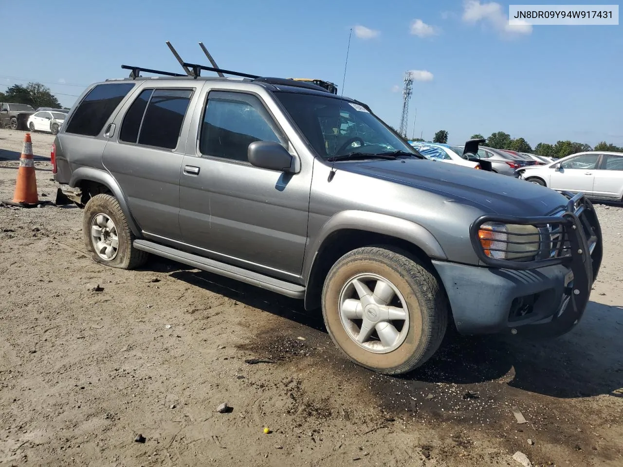 2004 Nissan Pathfinder Le VIN: JN8DR09Y94W917431 Lot: 74294924