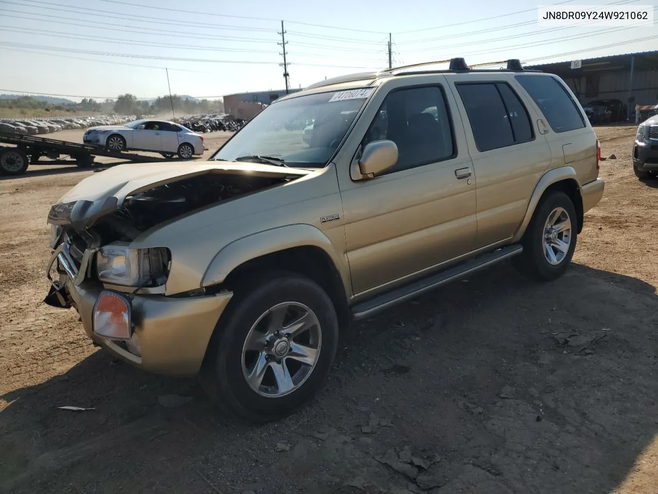 2004 Nissan Pathfinder Le VIN: JN8DR09Y24W921062 Lot: 75488394