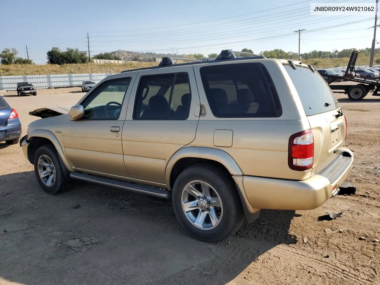 2004 Nissan Pathfinder Le VIN: JN8DR09Y24W921062 Lot: 75488394