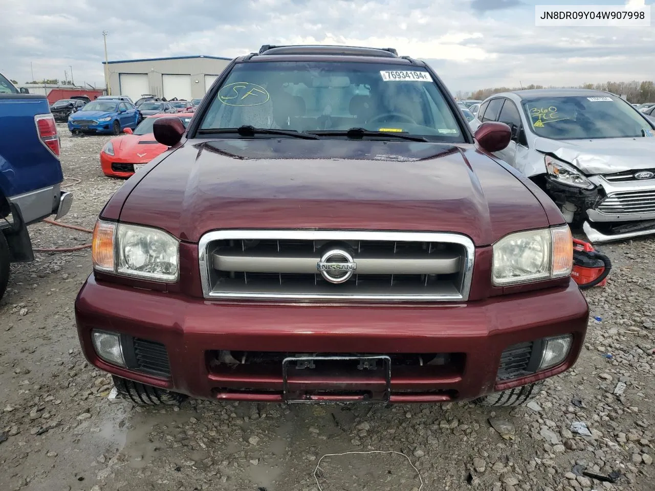 JN8DR09Y04W907998 2004 Nissan Pathfinder Le