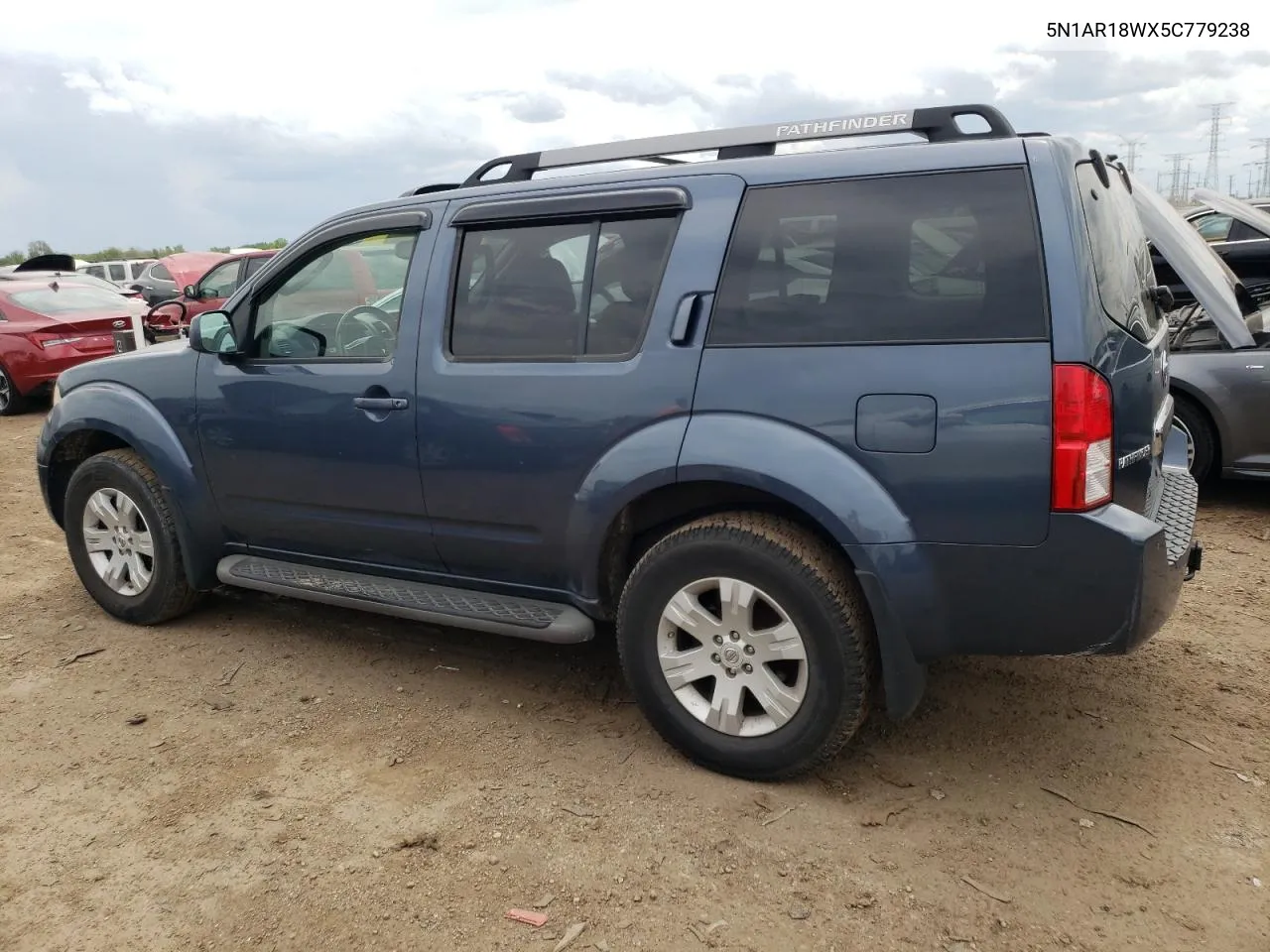 2005 Nissan Pathfinder Le VIN: 5N1AR18WX5C779238 Lot: 54602604