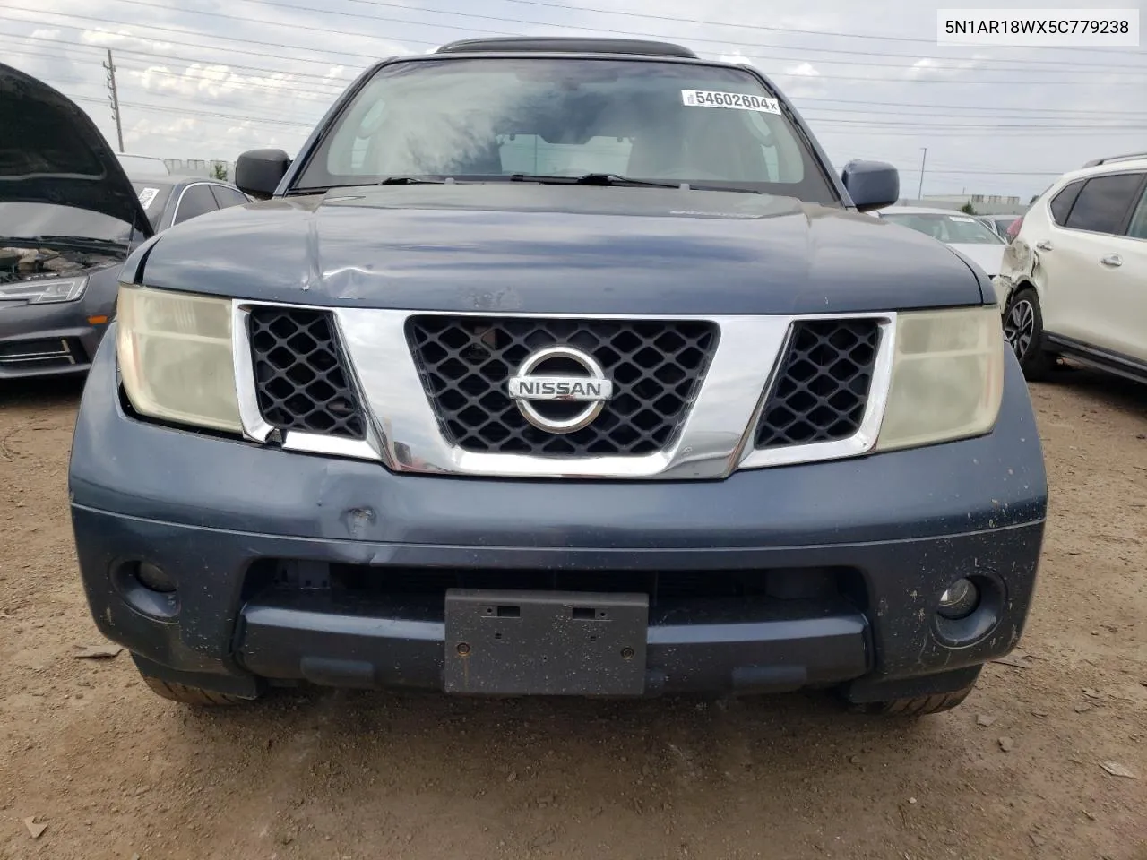 2005 Nissan Pathfinder Le VIN: 5N1AR18WX5C779238 Lot: 54602604