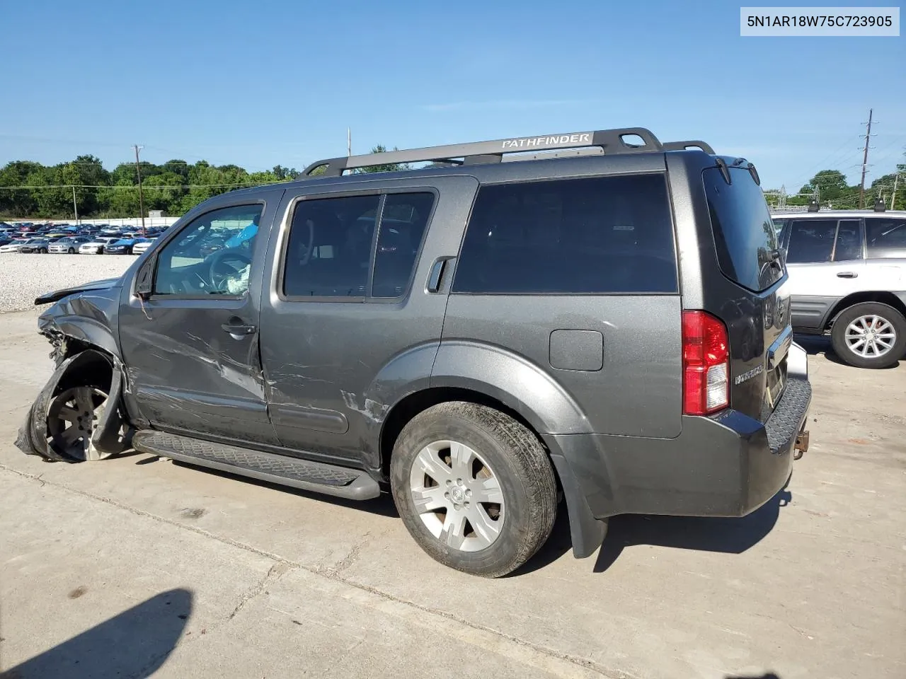 2005 Nissan Pathfinder Le VIN: 5N1AR18W75C723905 Lot: 59632214