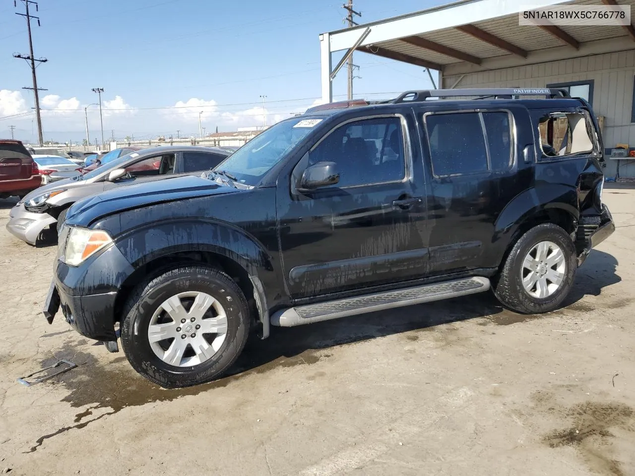 2005 Nissan Pathfinder Le VIN: 5N1AR18WX5C766778 Lot: 63113904