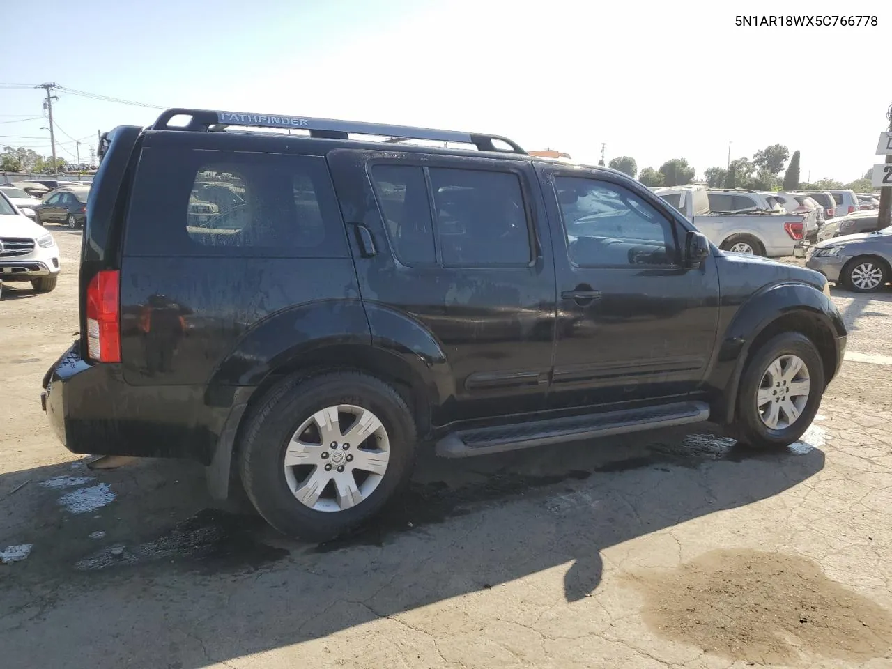 2005 Nissan Pathfinder Le VIN: 5N1AR18WX5C766778 Lot: 63113904