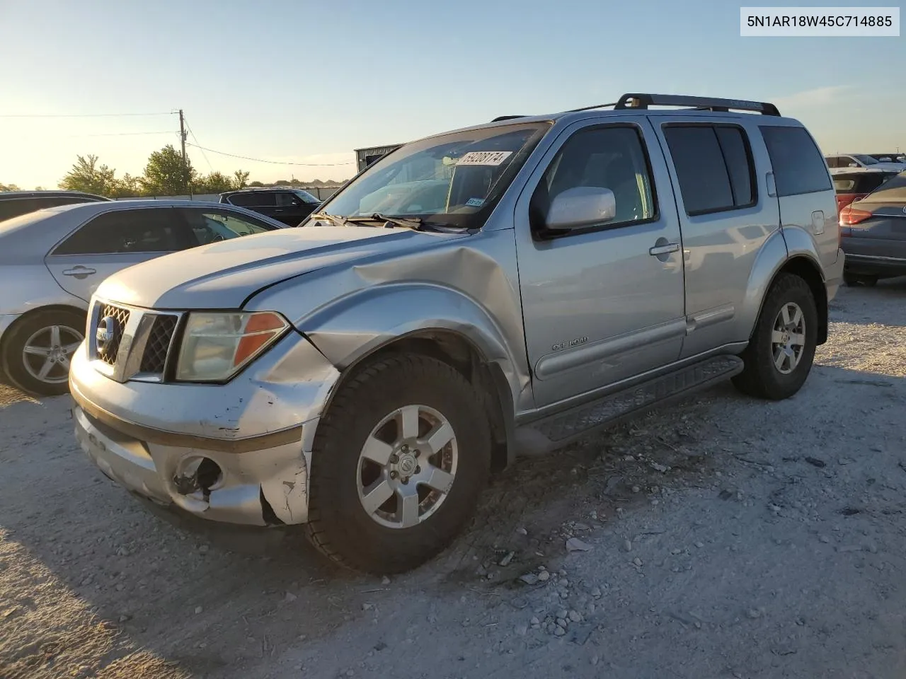 2005 Nissan Pathfinder Le VIN: 5N1AR18W45C714885 Lot: 69208174