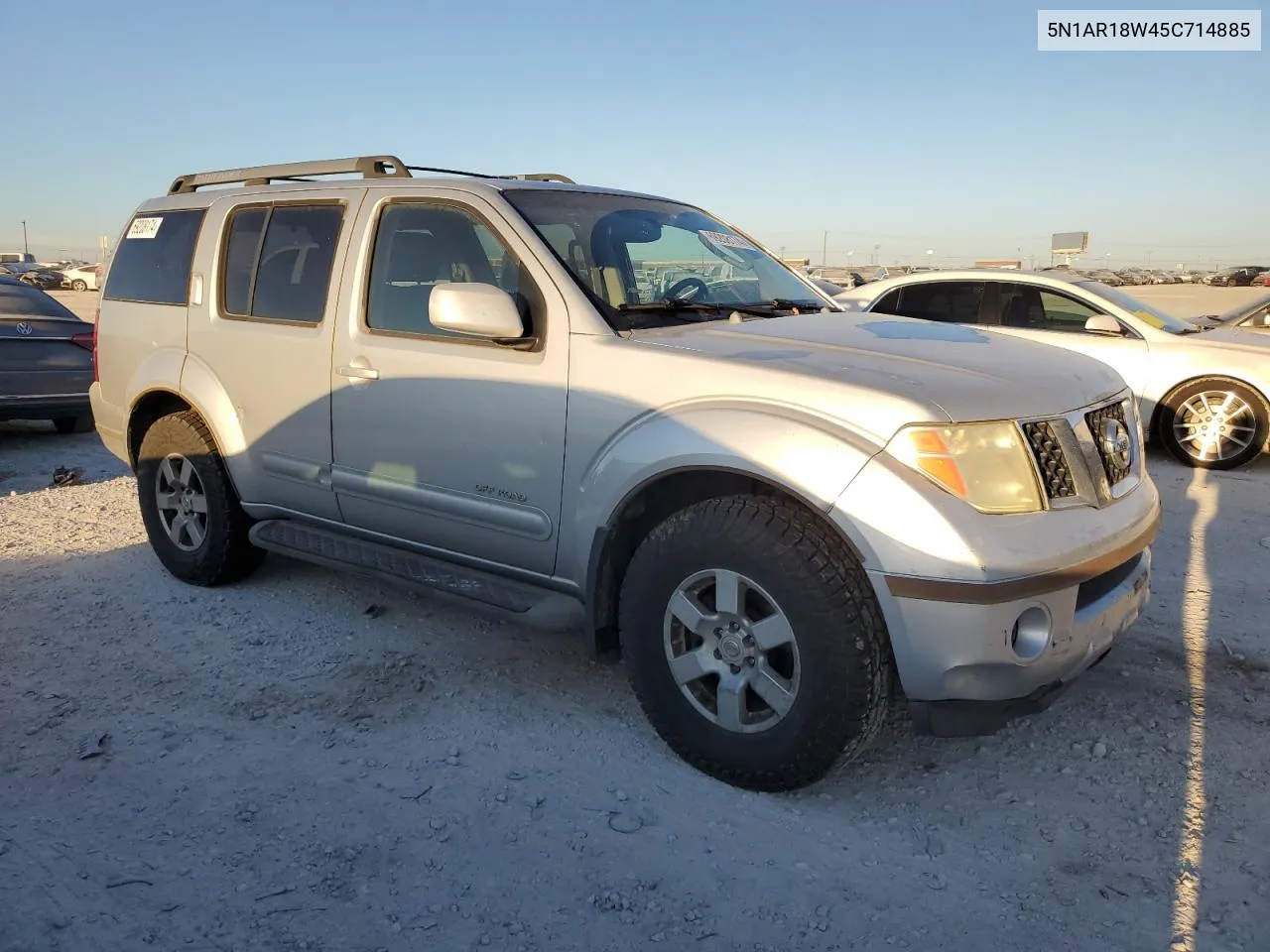 2005 Nissan Pathfinder Le VIN: 5N1AR18W45C714885 Lot: 69208174