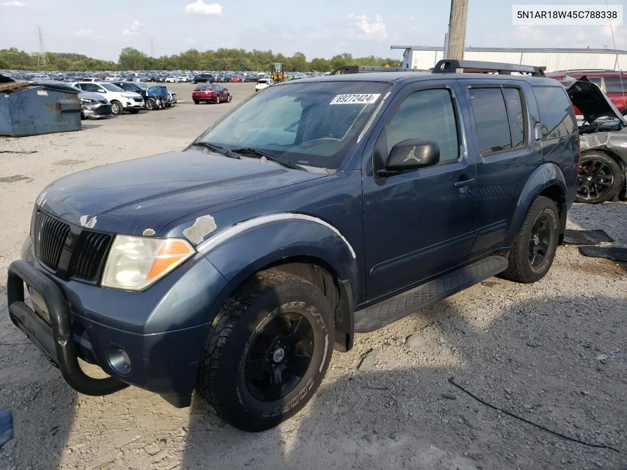 2005 Nissan Pathfinder Le VIN: 5N1AR18W45C788338 Lot: 69272424