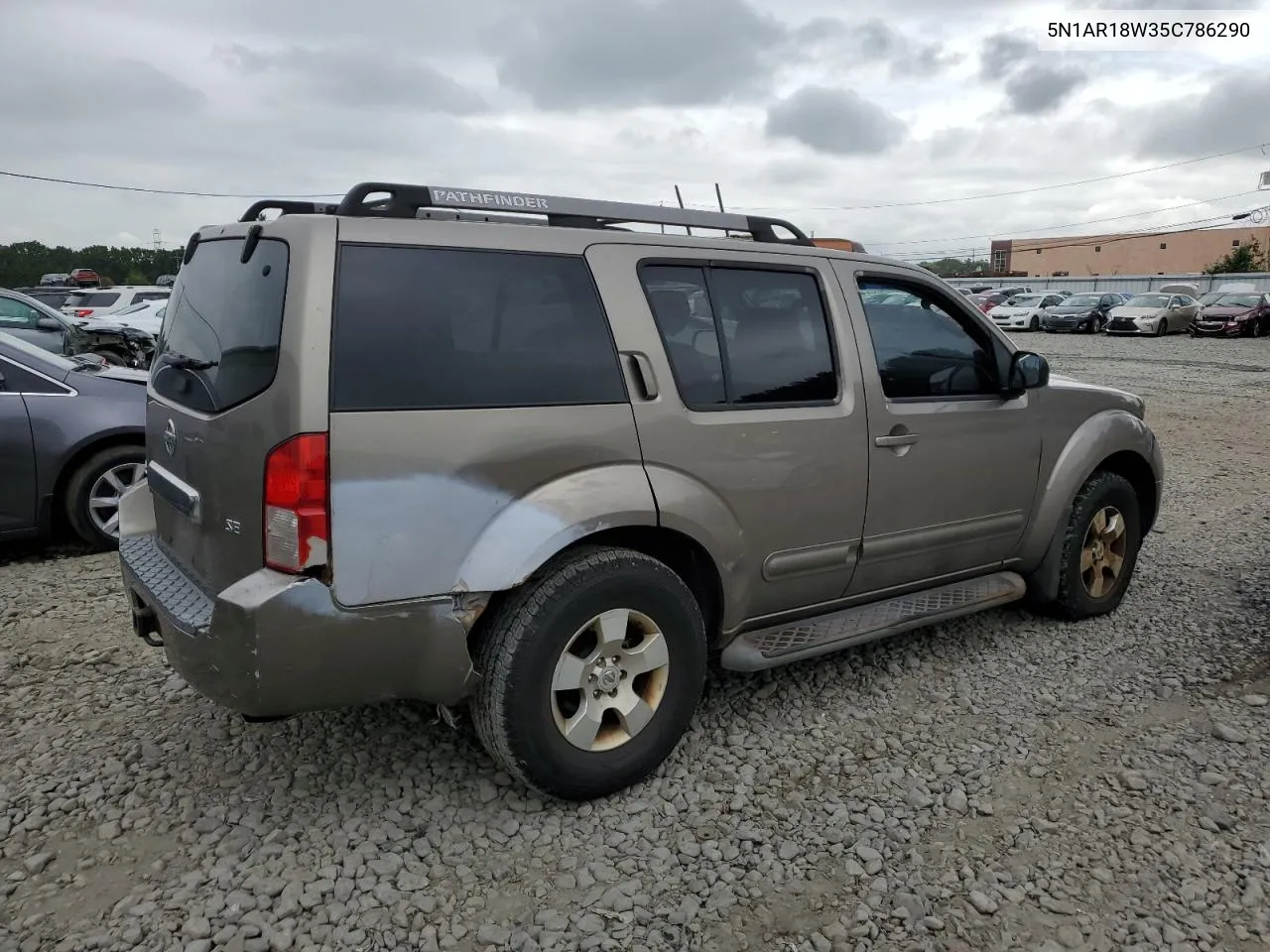 2005 Nissan Pathfinder Le VIN: 5N1AR18W35C786290 Lot: 69888124