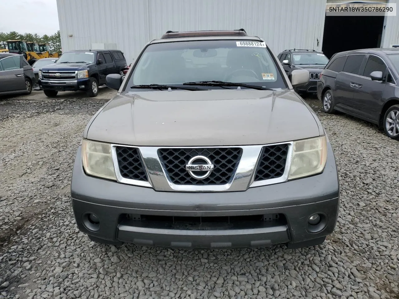 2005 Nissan Pathfinder Le VIN: 5N1AR18W35C786290 Lot: 69888124