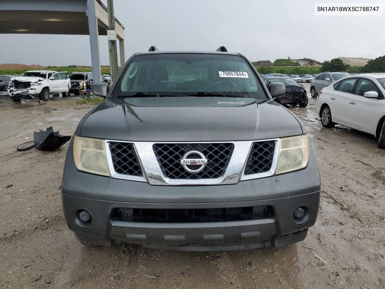 2005 Nissan Pathfinder Le VIN: 5N1AR18WX5C788747 Lot: 70867844