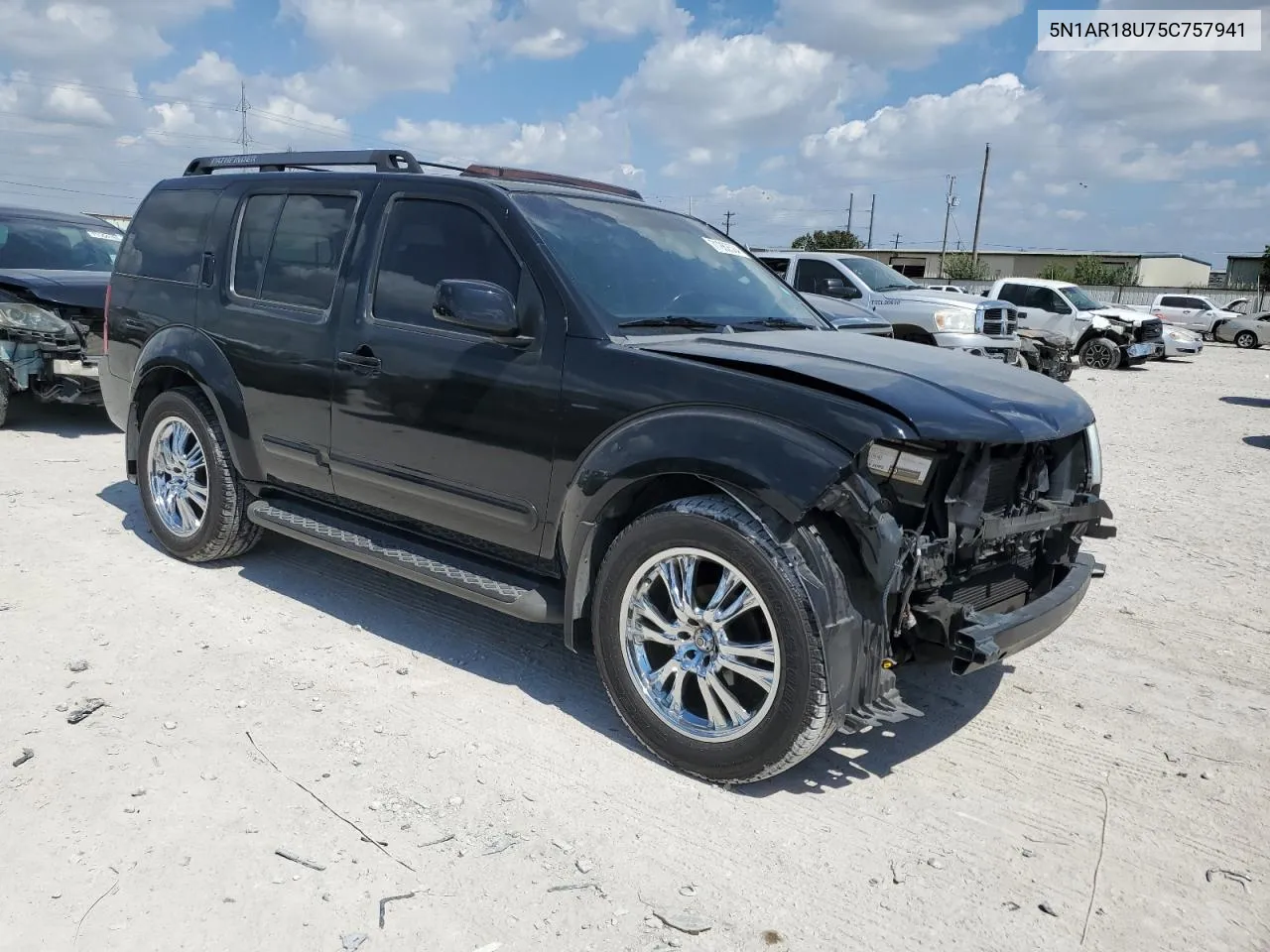 2005 Nissan Pathfinder Le VIN: 5N1AR18U75C757941 Lot: 71962504