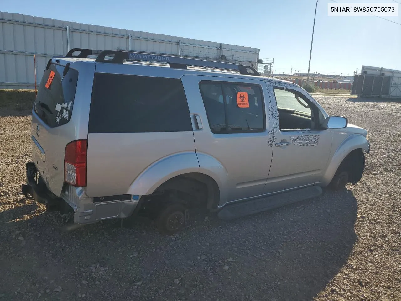 2005 Nissan Pathfinder Le VIN: 5N1AR18W85C705073 Lot: 73202924