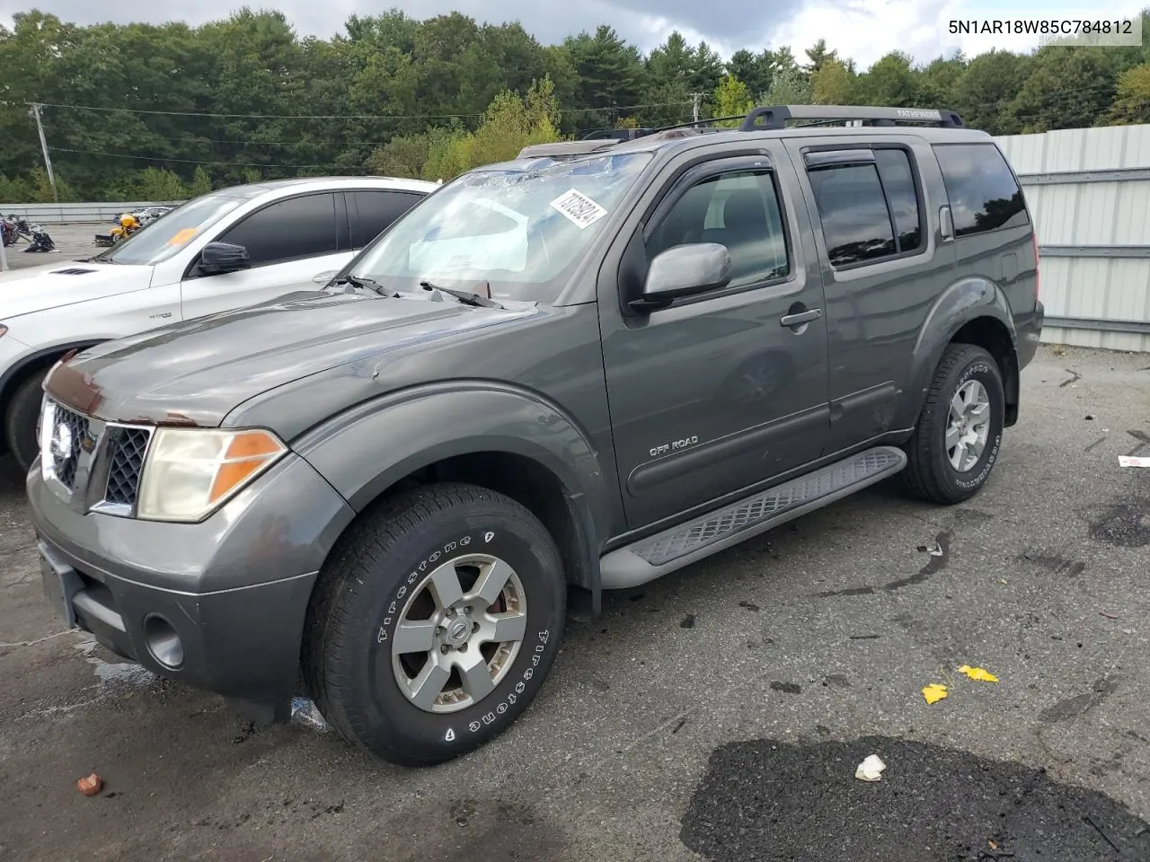 2005 Nissan Pathfinder Le VIN: 5N1AR18W85C784812 Lot: 73725924