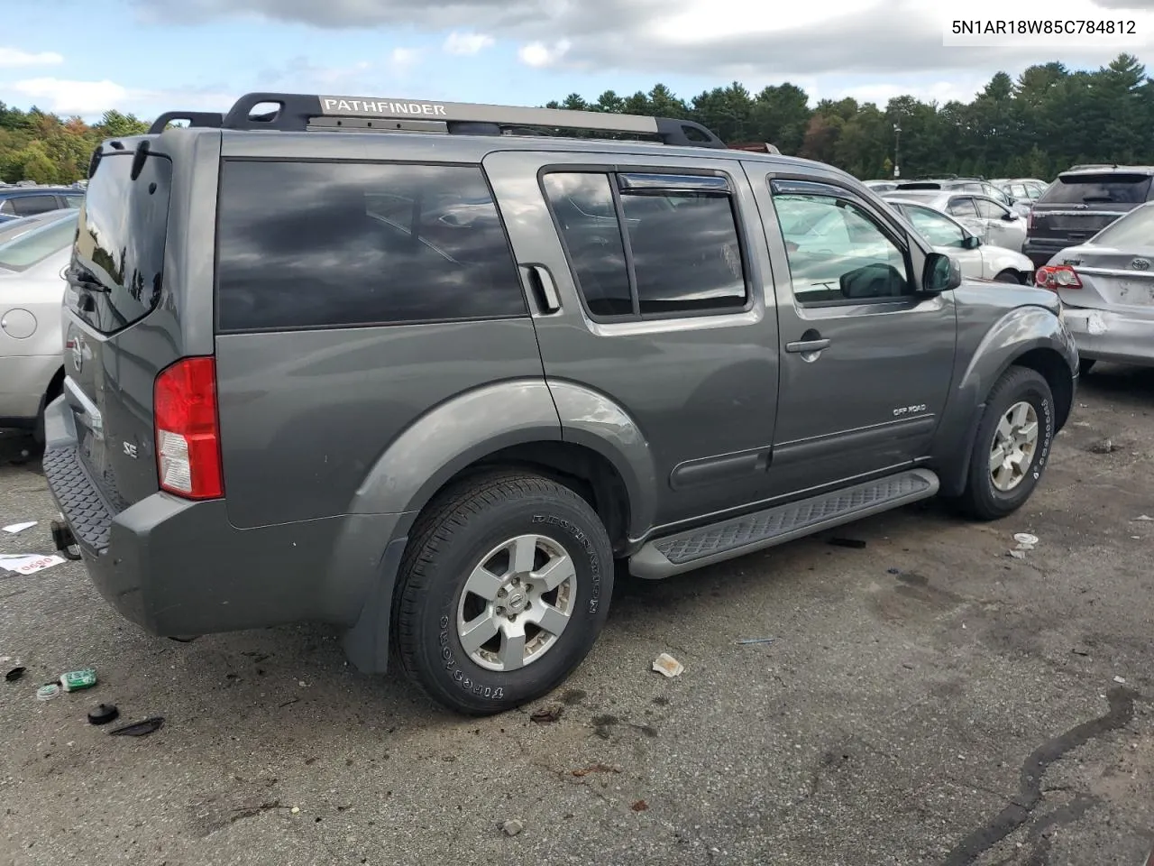 2005 Nissan Pathfinder Le VIN: 5N1AR18W85C784812 Lot: 73725924