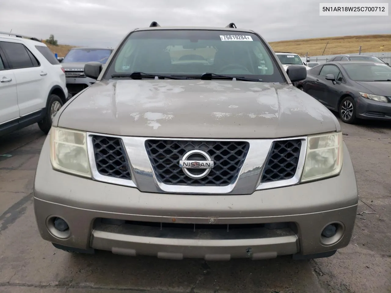 2005 Nissan Pathfinder Le VIN: 5N1AR18W25C700712 Lot: 76819284