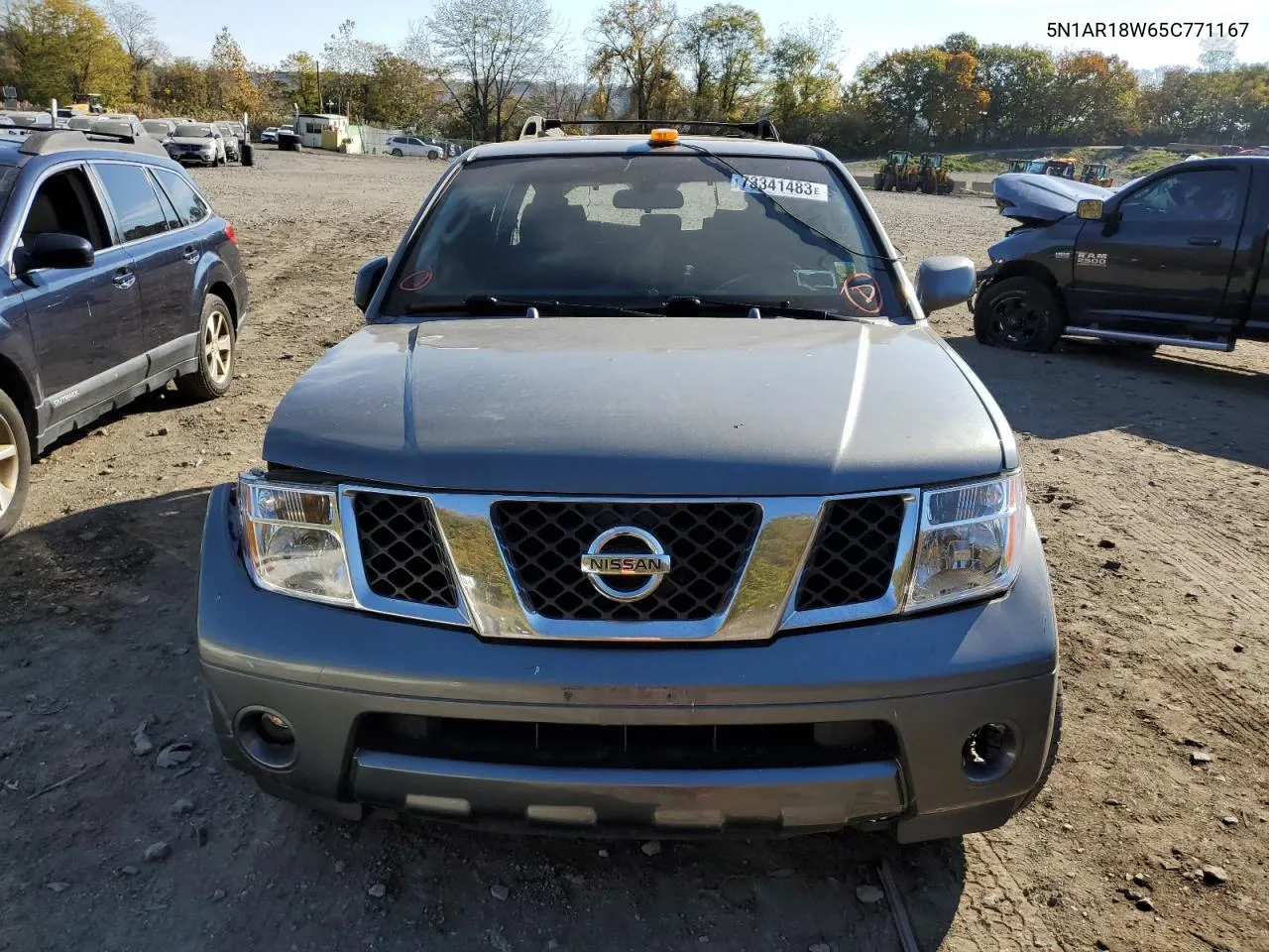 2005 Nissan Pathfinder Le VIN: 5N1AR18W65C771167 Lot: 79080204