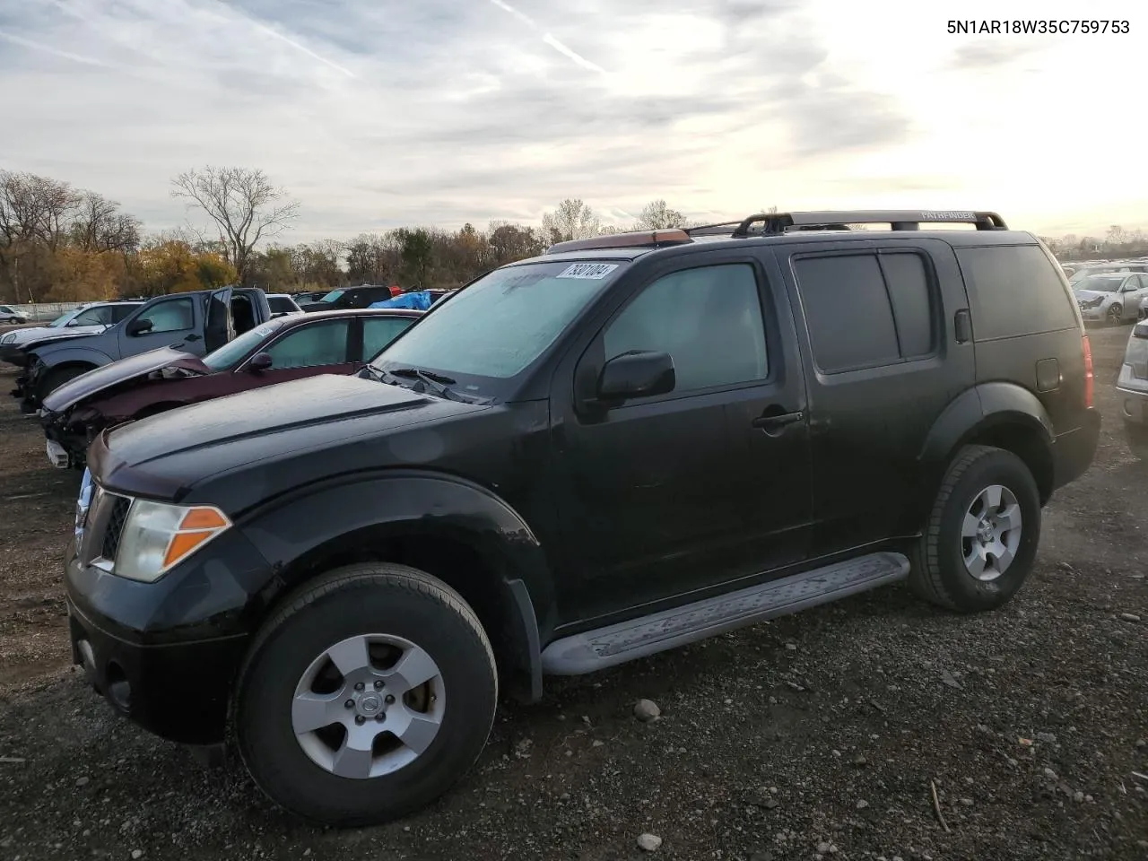 2005 Nissan Pathfinder Le VIN: 5N1AR18W35C759753 Lot: 79301004