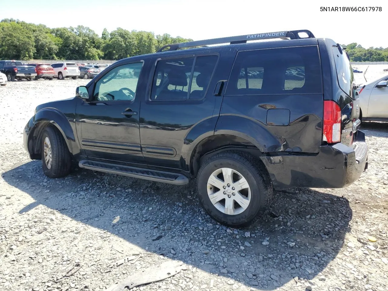 2006 Nissan Pathfinder Le VIN: 5N1AR18W66C617978 Lot: 58510554