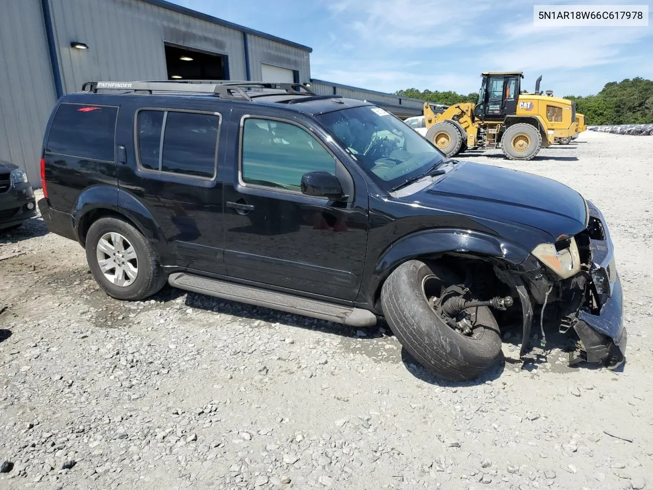 2006 Nissan Pathfinder Le VIN: 5N1AR18W66C617978 Lot: 58510554