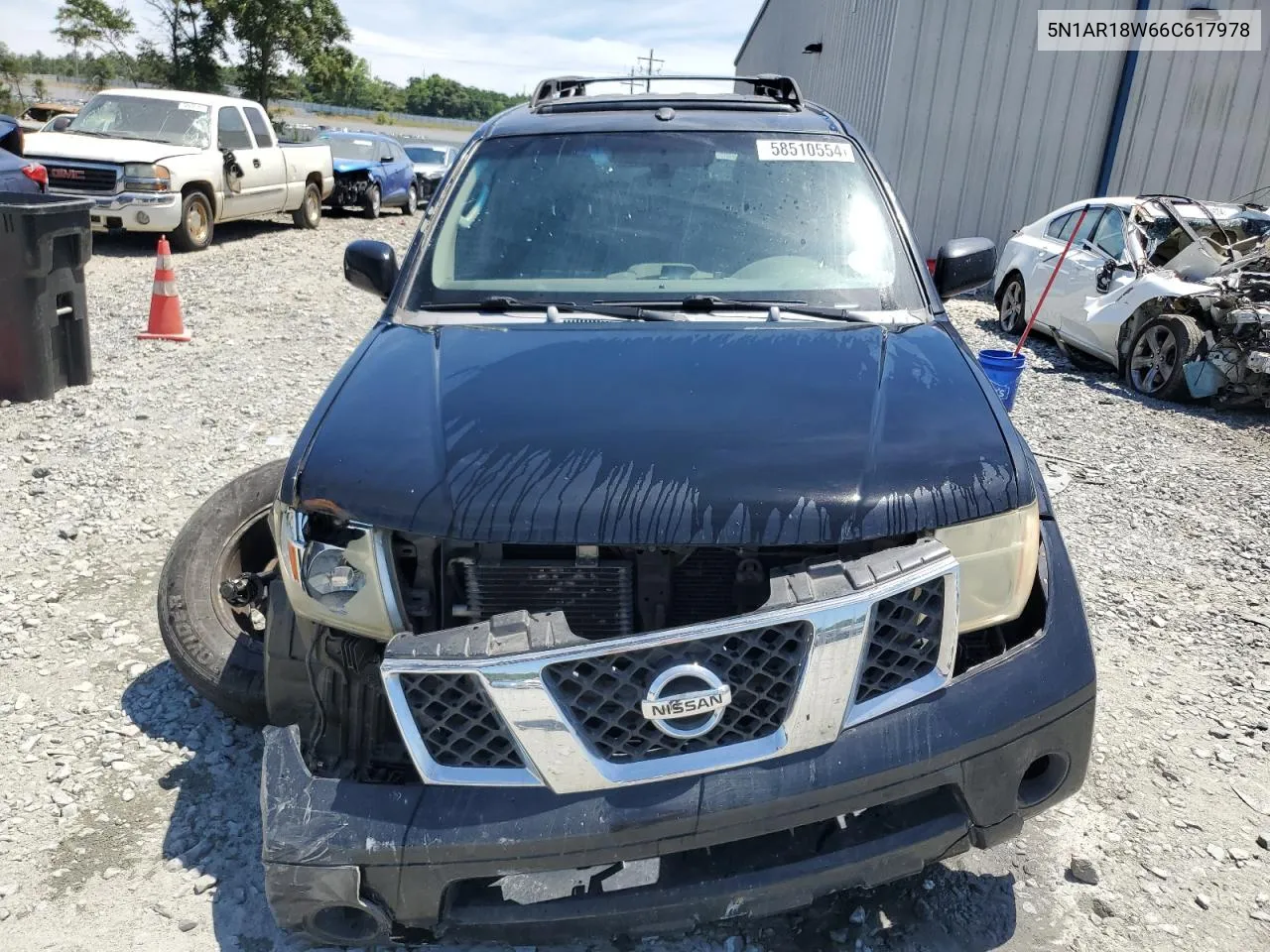 2006 Nissan Pathfinder Le VIN: 5N1AR18W66C617978 Lot: 58510554