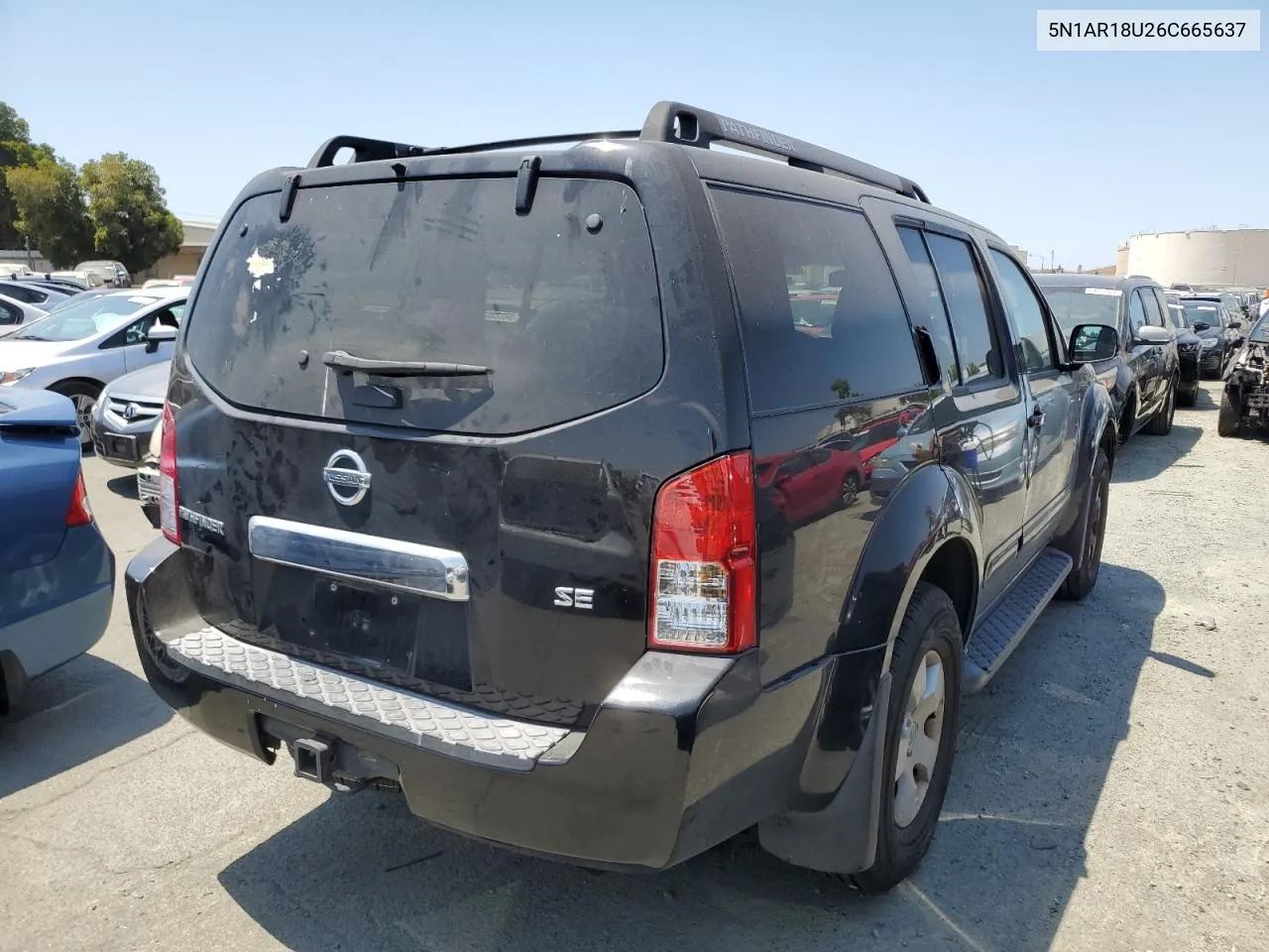 2006 Nissan Pathfinder Le VIN: 5N1AR18U26C665637 Lot: 64436364