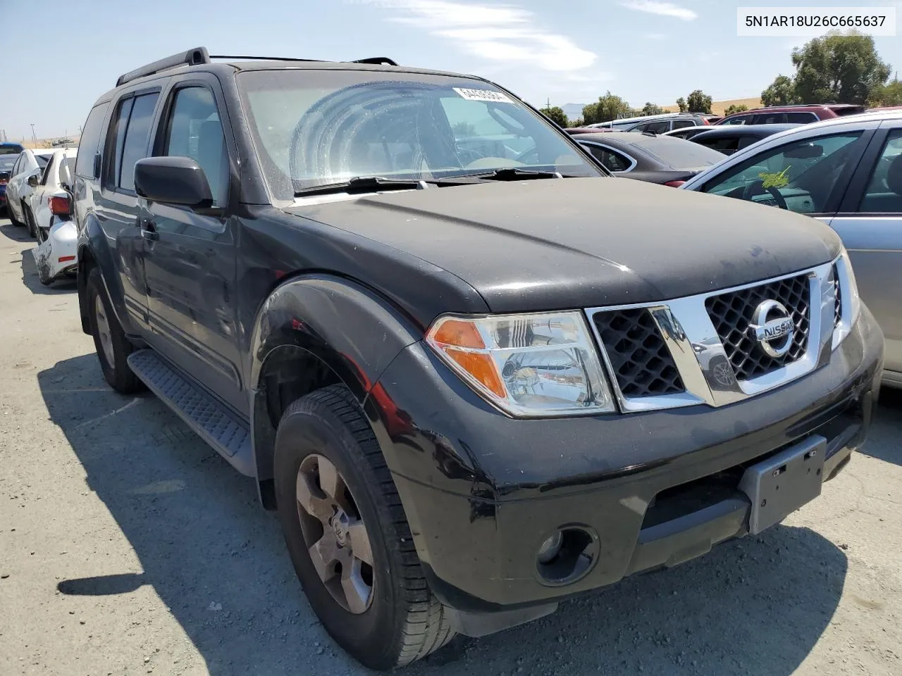 2006 Nissan Pathfinder Le VIN: 5N1AR18U26C665637 Lot: 64436364