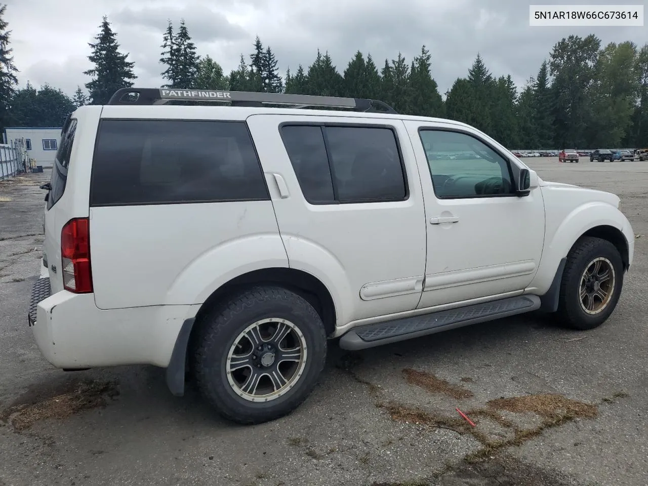 2006 Nissan Pathfinder Le VIN: 5N1AR18W66C673614 Lot: 66603904