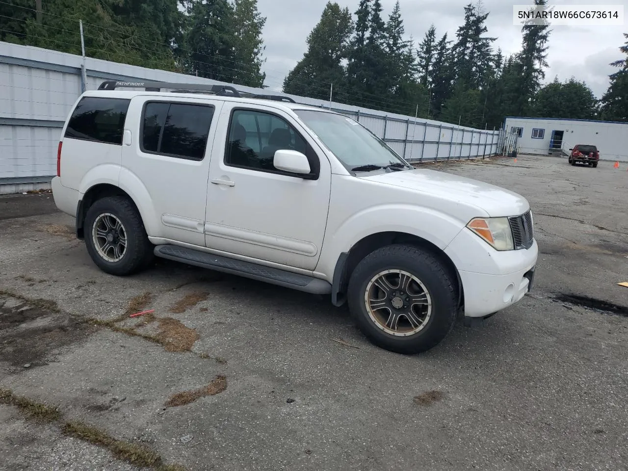 2006 Nissan Pathfinder Le VIN: 5N1AR18W66C673614 Lot: 66603904