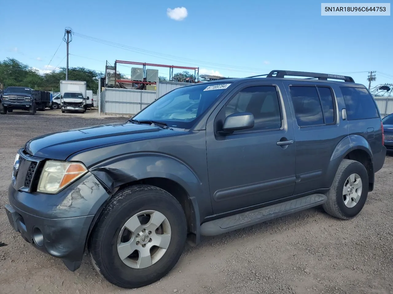 5N1AR18U96C644753 2006 Nissan Pathfinder Le