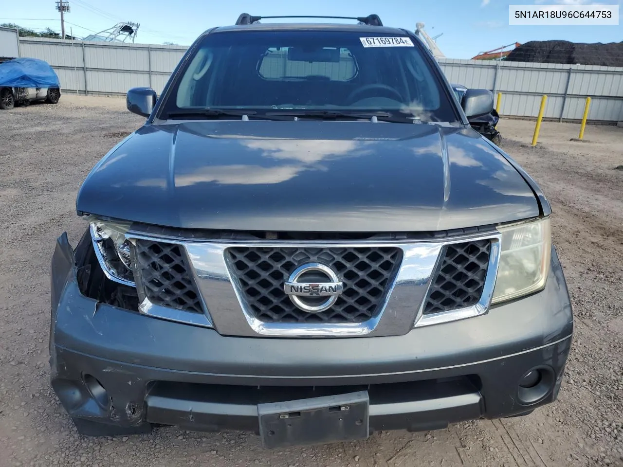 2006 Nissan Pathfinder Le VIN: 5N1AR18U96C644753 Lot: 67169784