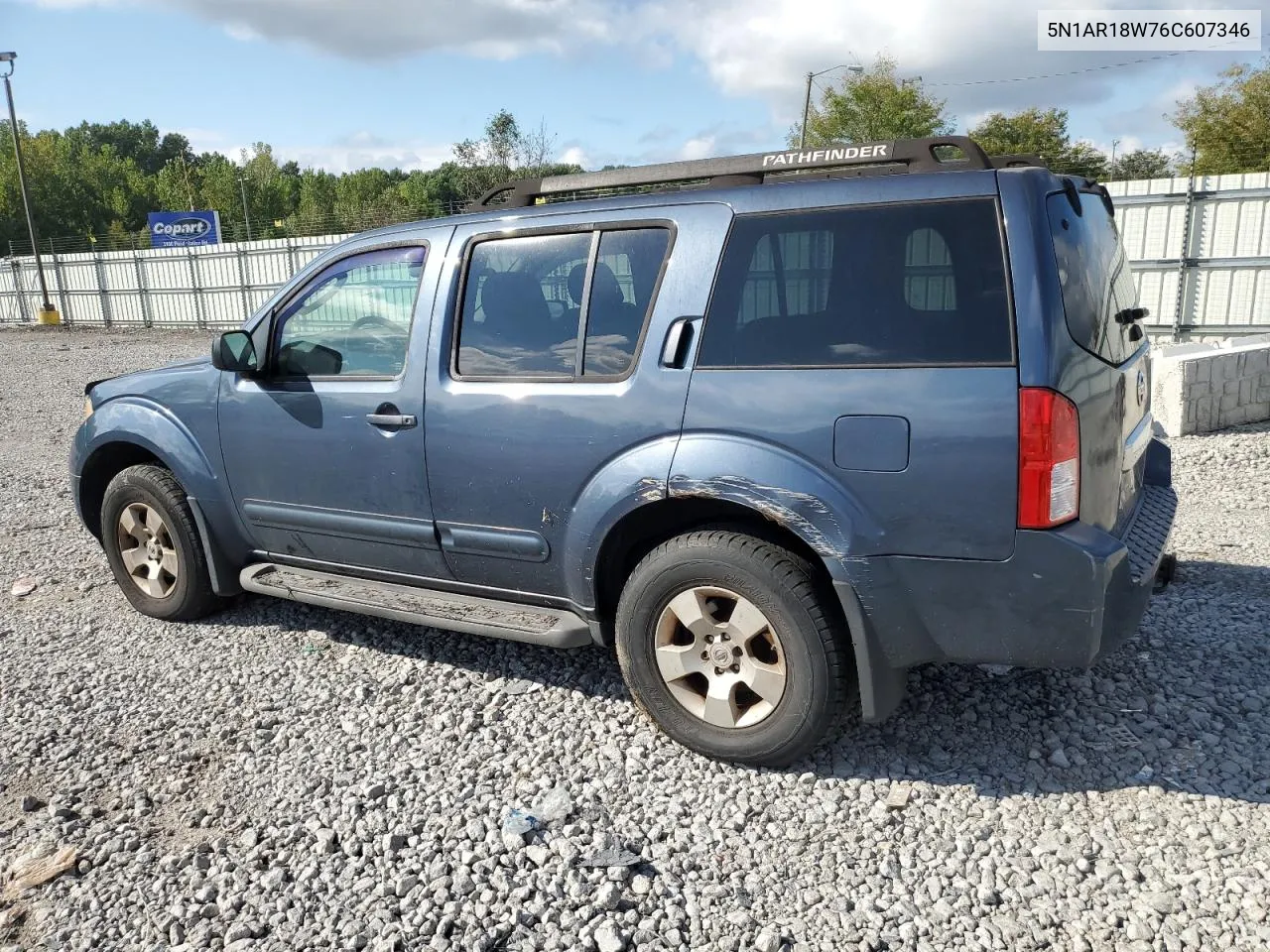 2006 Nissan Pathfinder Le VIN: 5N1AR18W76C607346 Lot: 68147224