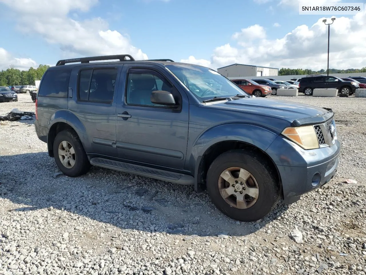 2006 Nissan Pathfinder Le VIN: 5N1AR18W76C607346 Lot: 68147224