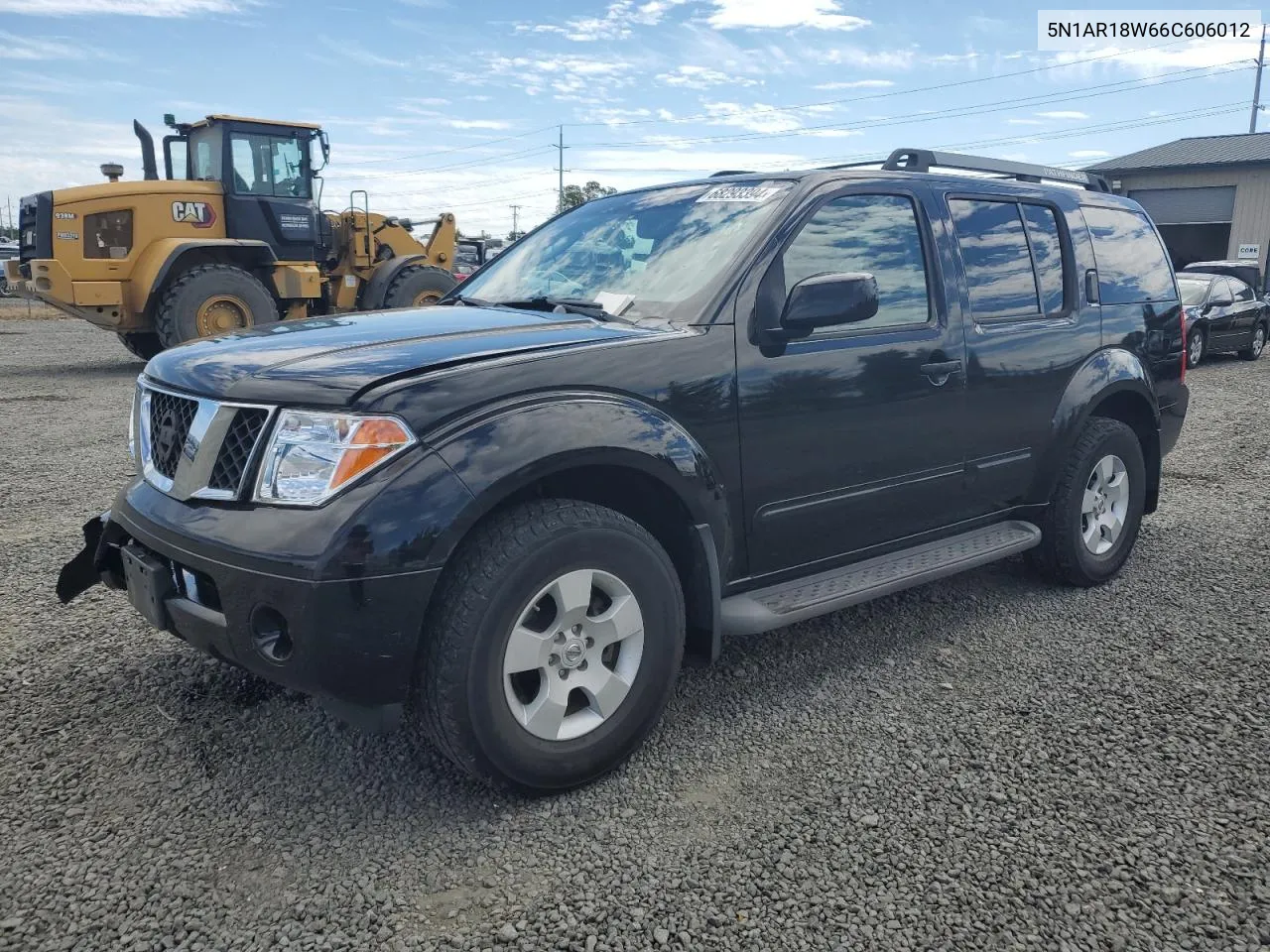 2006 Nissan Pathfinder Le VIN: 5N1AR18W66C606012 Lot: 68293394