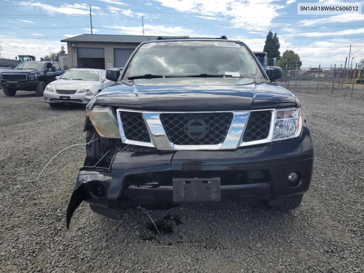 2006 Nissan Pathfinder Le VIN: 5N1AR18W66C606012 Lot: 68293394