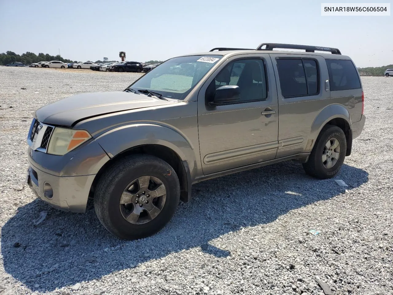 2006 Nissan Pathfinder Le VIN: 5N1AR18W56C606504 Lot: 69220694