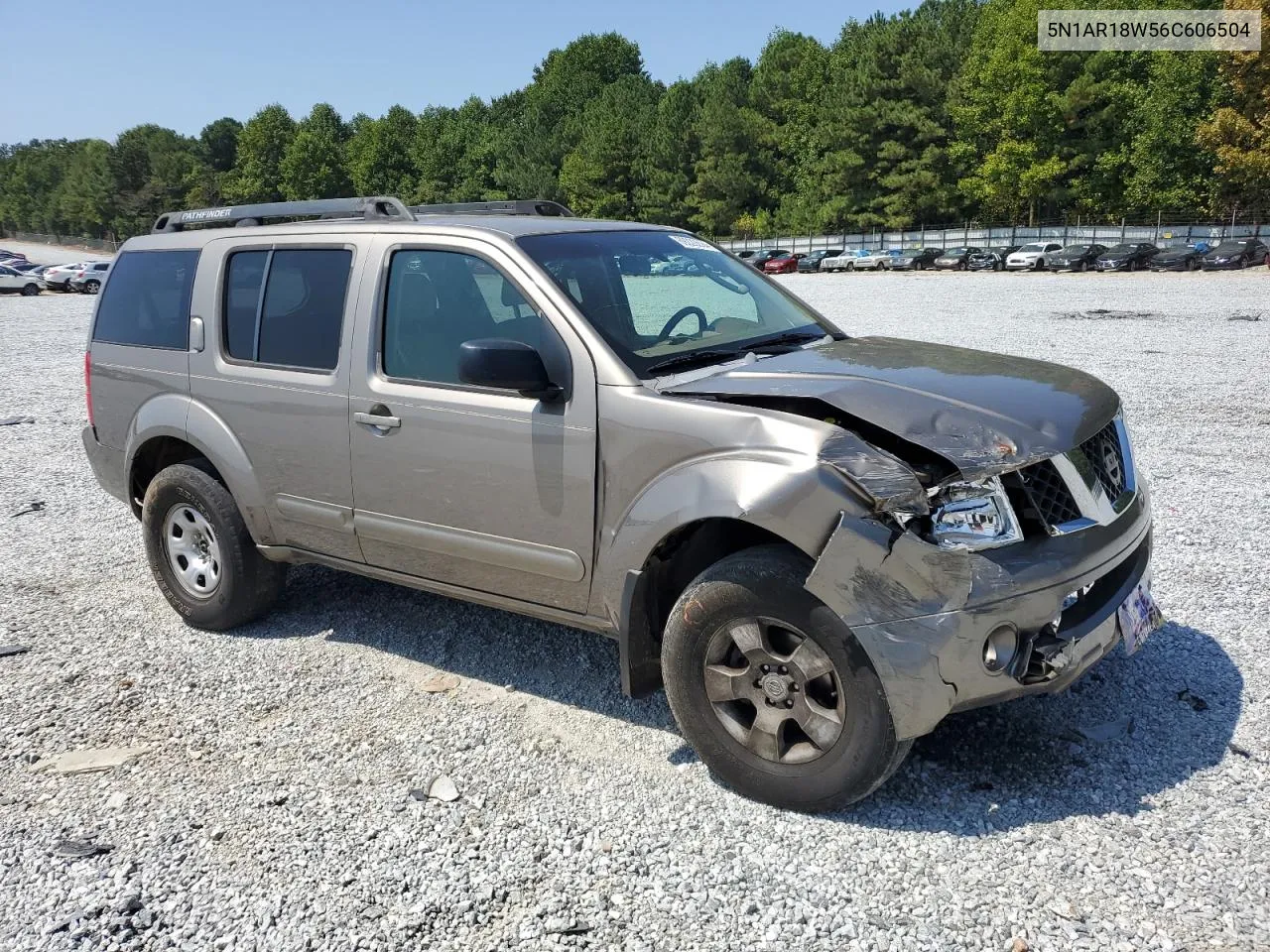 2006 Nissan Pathfinder Le VIN: 5N1AR18W56C606504 Lot: 69220694