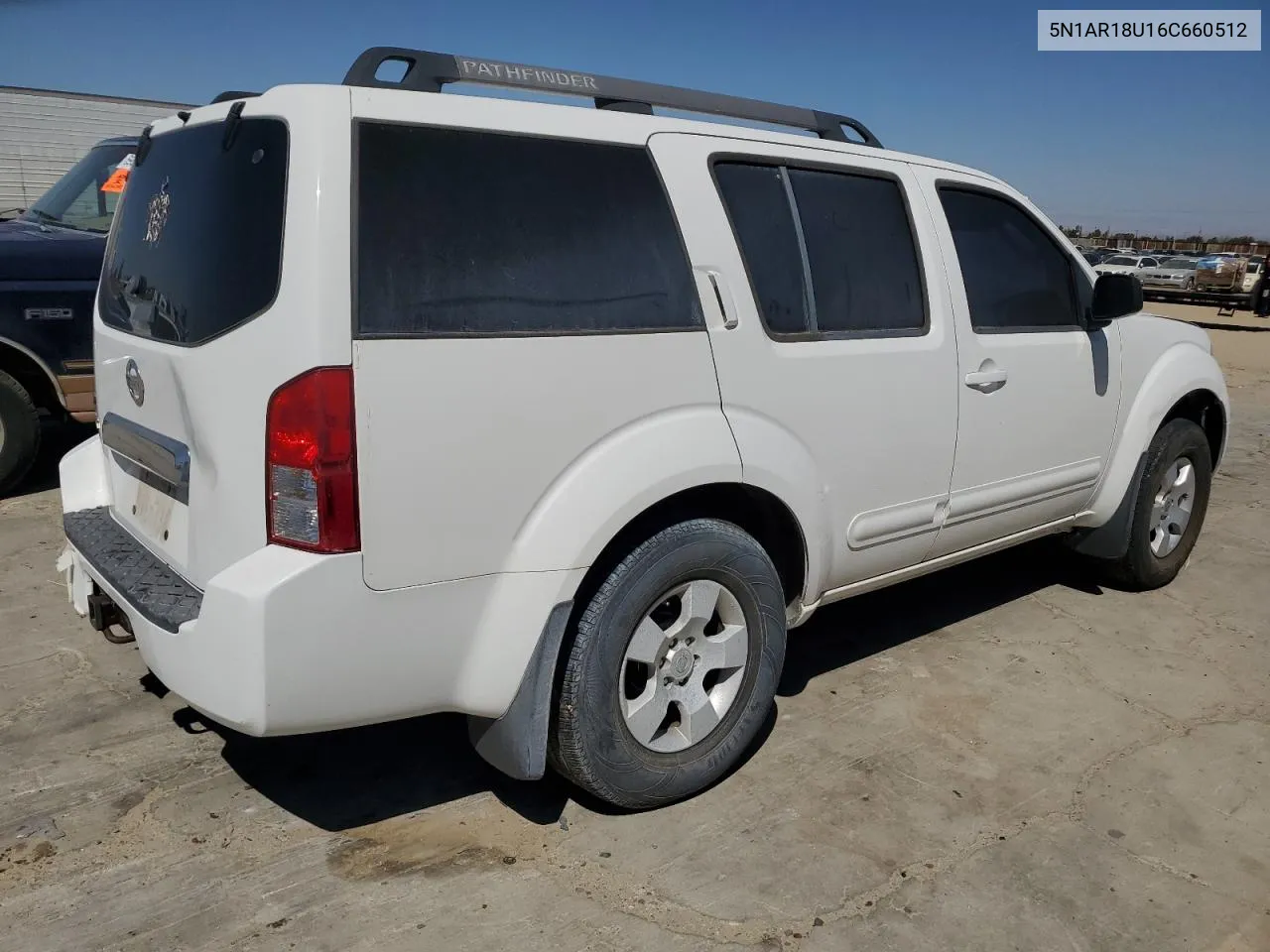 2006 Nissan Pathfinder Le VIN: 5N1AR18U16C660512 Lot: 70459074