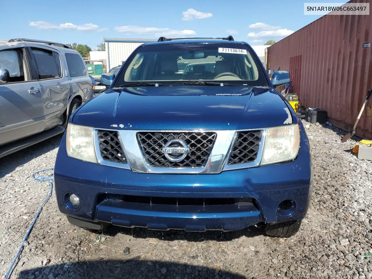 5N1AR18W06C663497 2006 Nissan Pathfinder Le