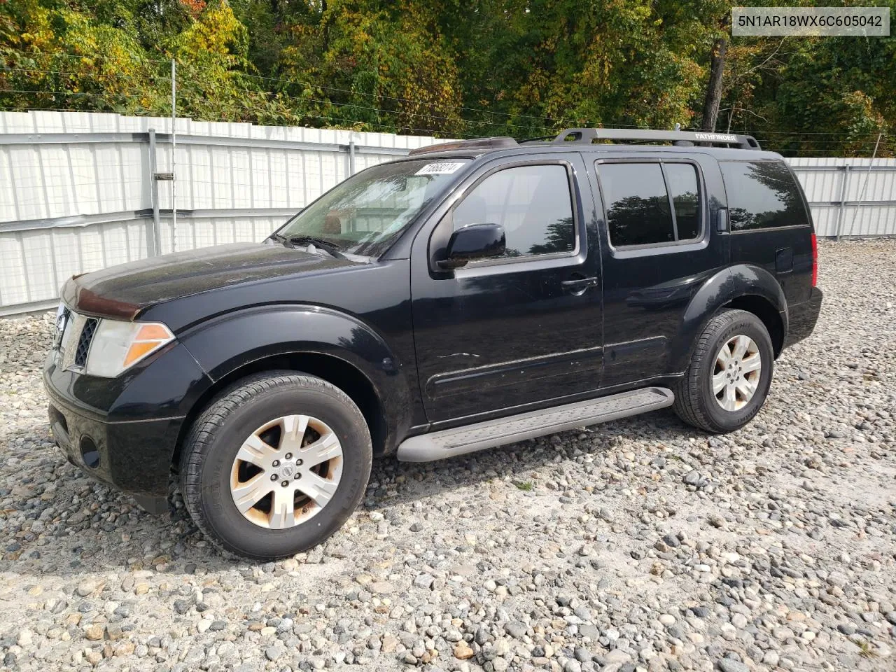 2006 Nissan Pathfinder Le VIN: 5N1AR18WX6C605042 Lot: 71868274