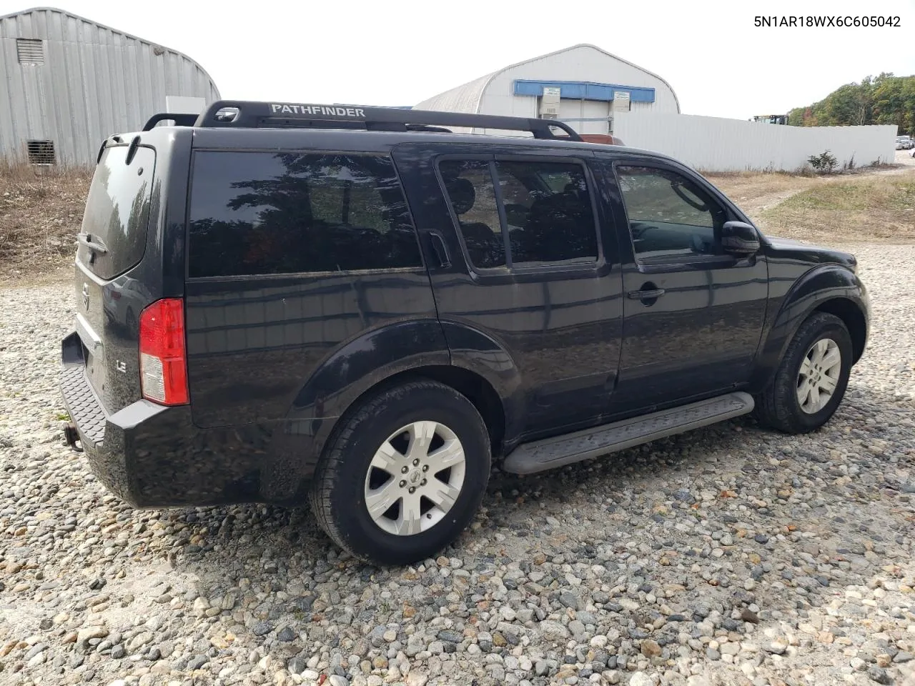 2006 Nissan Pathfinder Le VIN: 5N1AR18WX6C605042 Lot: 71868274