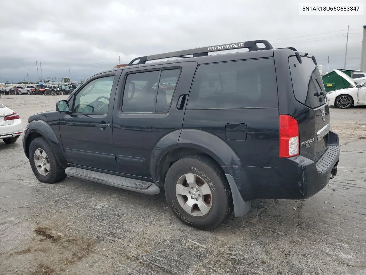 2006 Nissan Pathfinder Le VIN: 5N1AR18U66C683347 Lot: 72627854