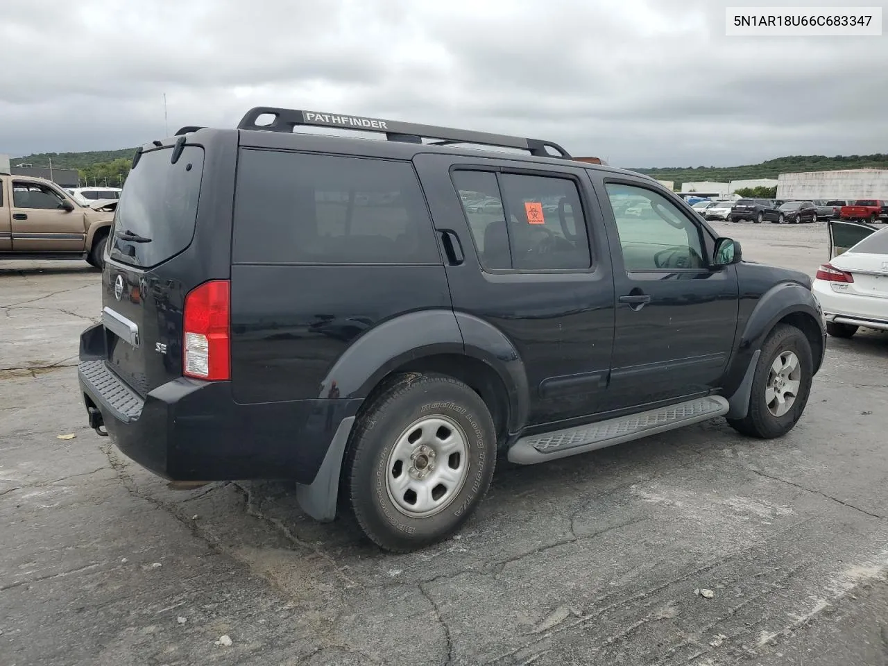 2006 Nissan Pathfinder Le VIN: 5N1AR18U66C683347 Lot: 72627854